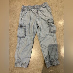 🌻2for15 Light Blue Kids Cargo Pants Suko Girls 5
